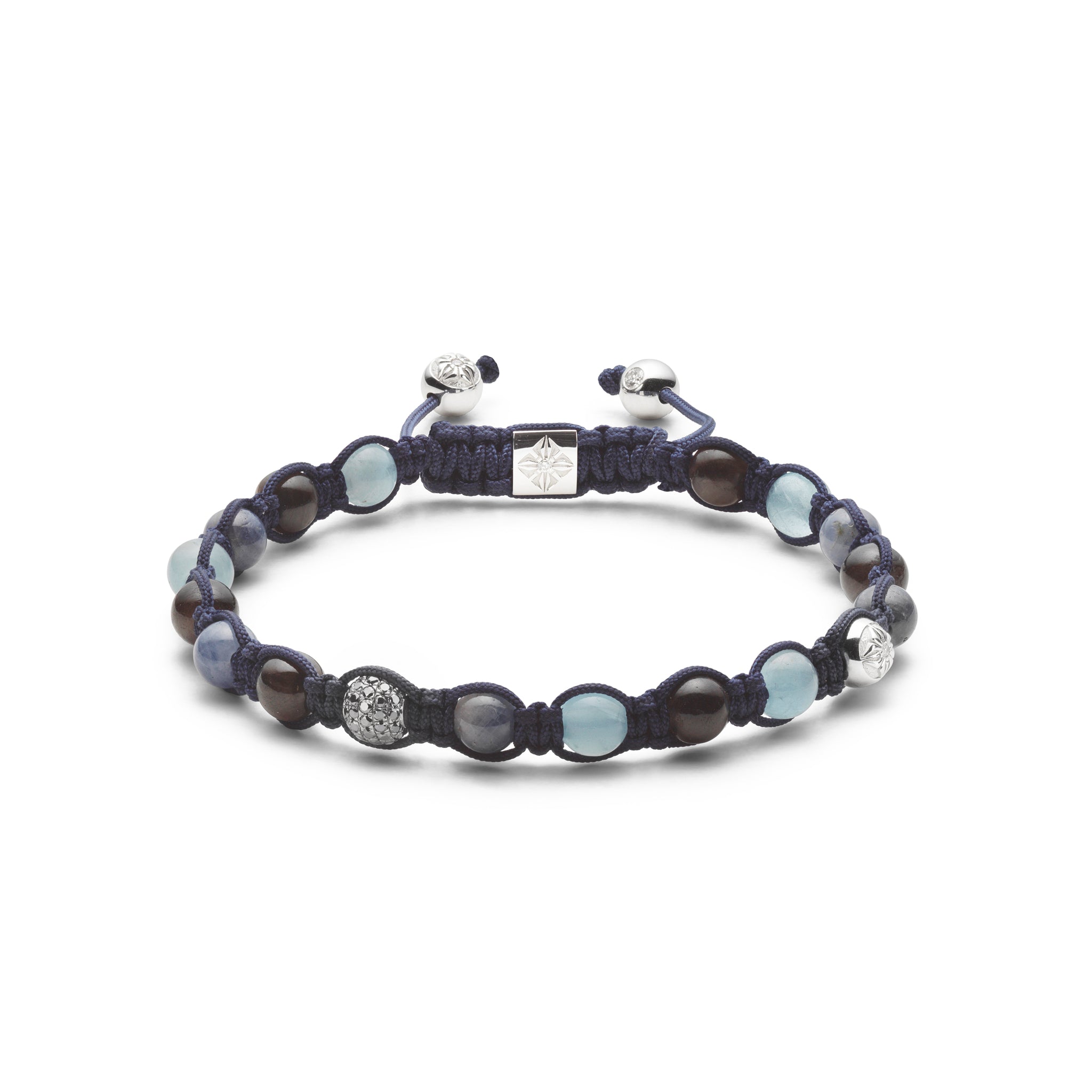 Shamballa bracelet platinum high quality ray leather leather silk