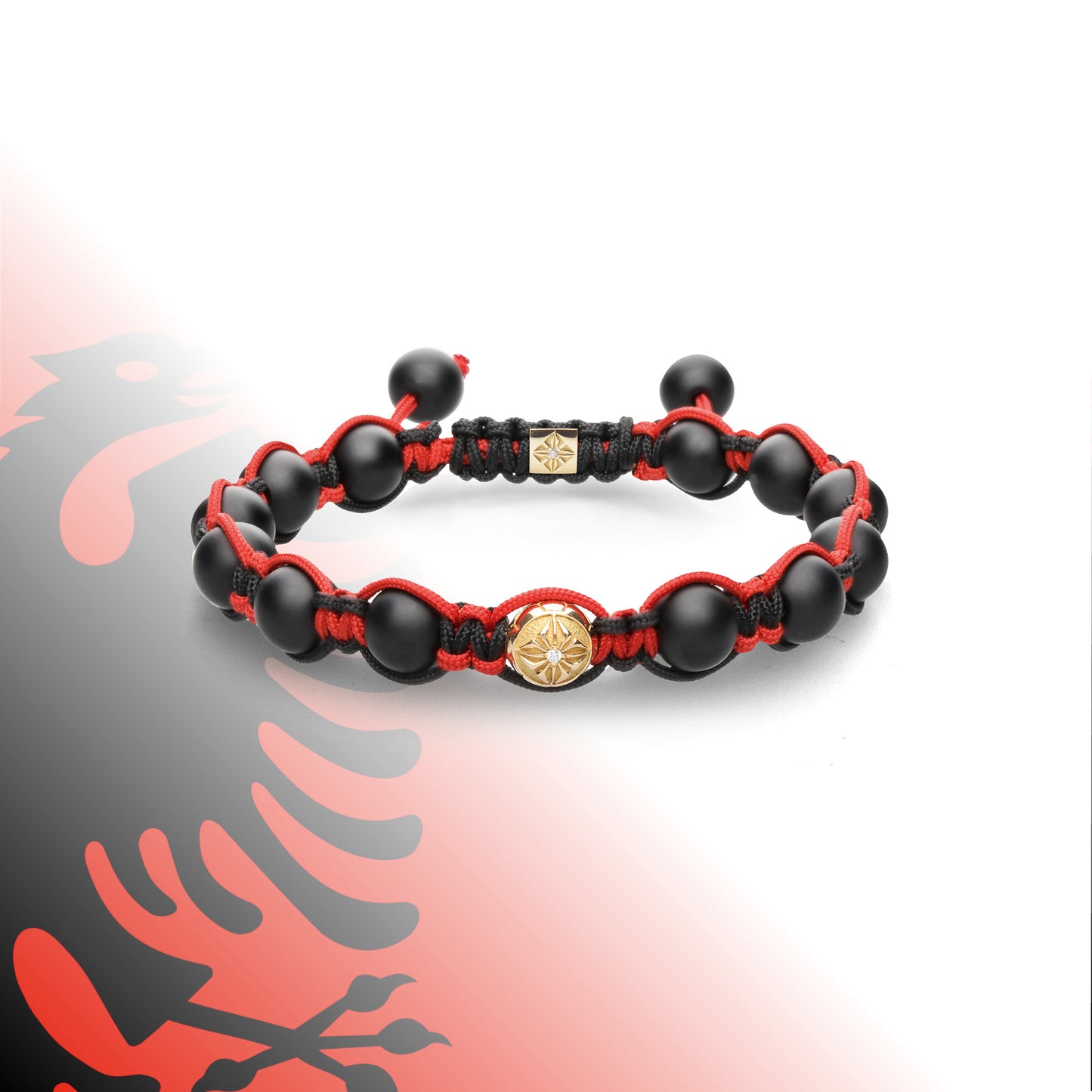 "Albanien" - Geflochtenes Armband