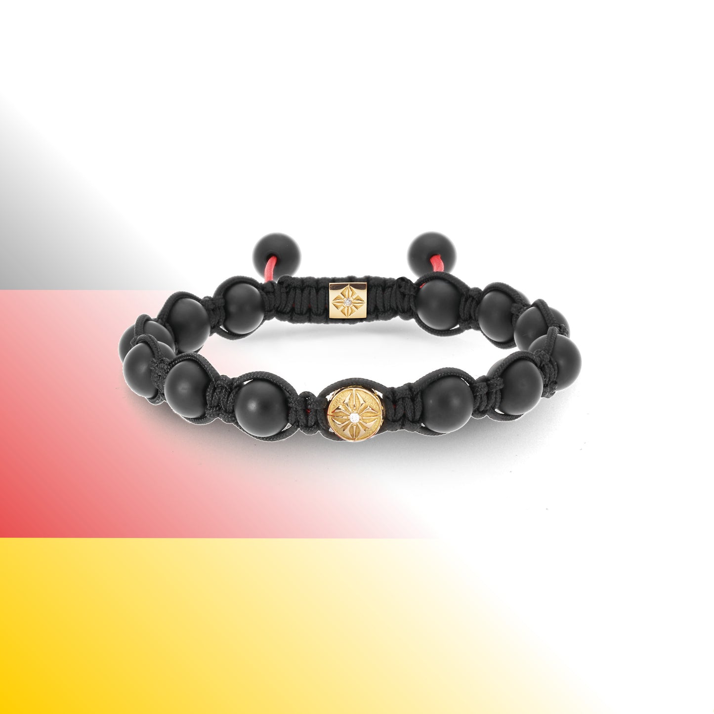 "Deutschland" - Geflochtenes Armband