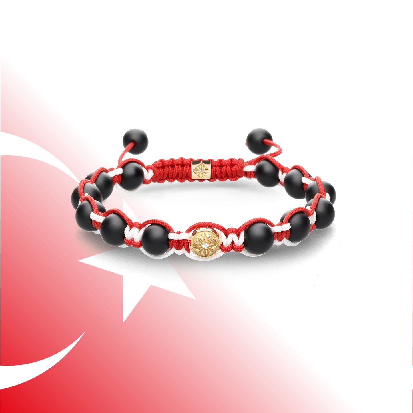 "Türkiye" - Geflochtenes Armband