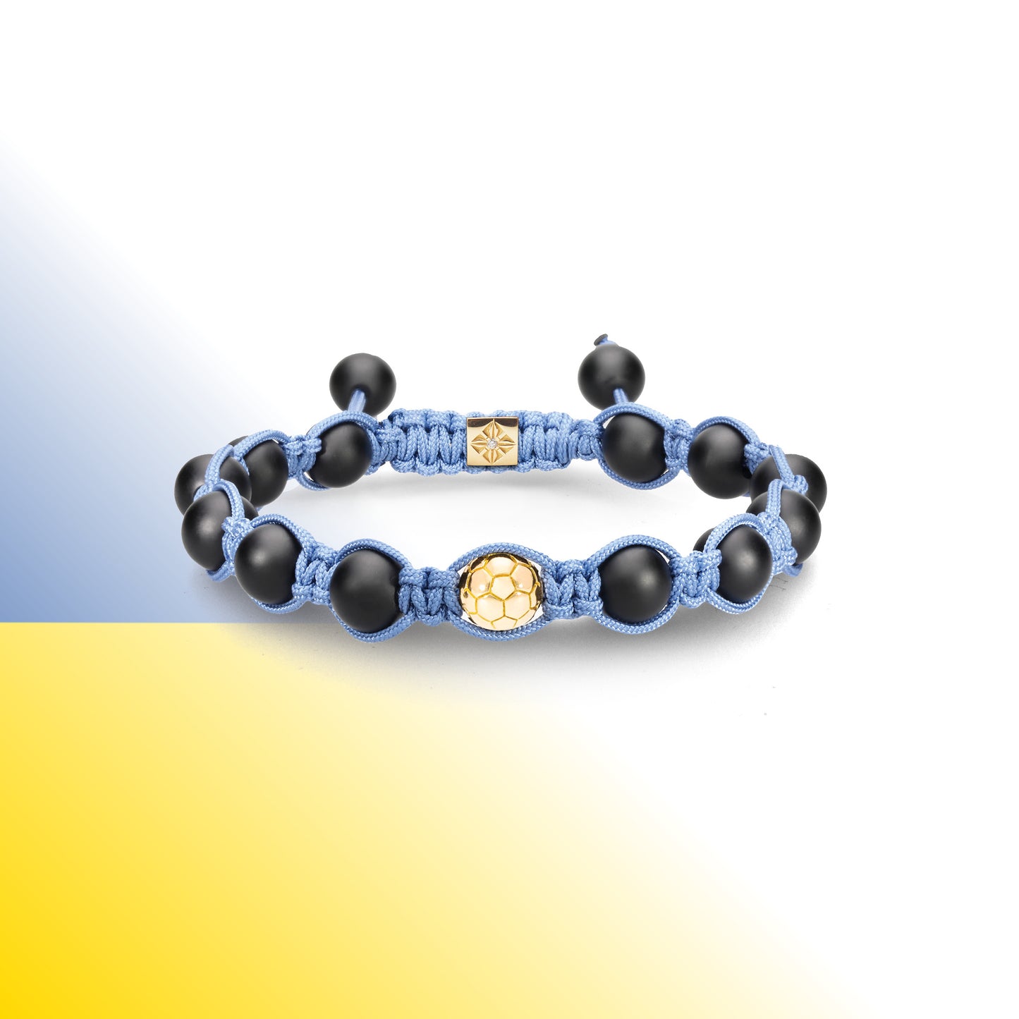 "Ukraine" - Geflochtenes Armband