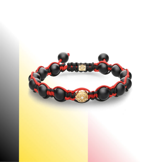 "Belgien" - Geflochtenes Armband