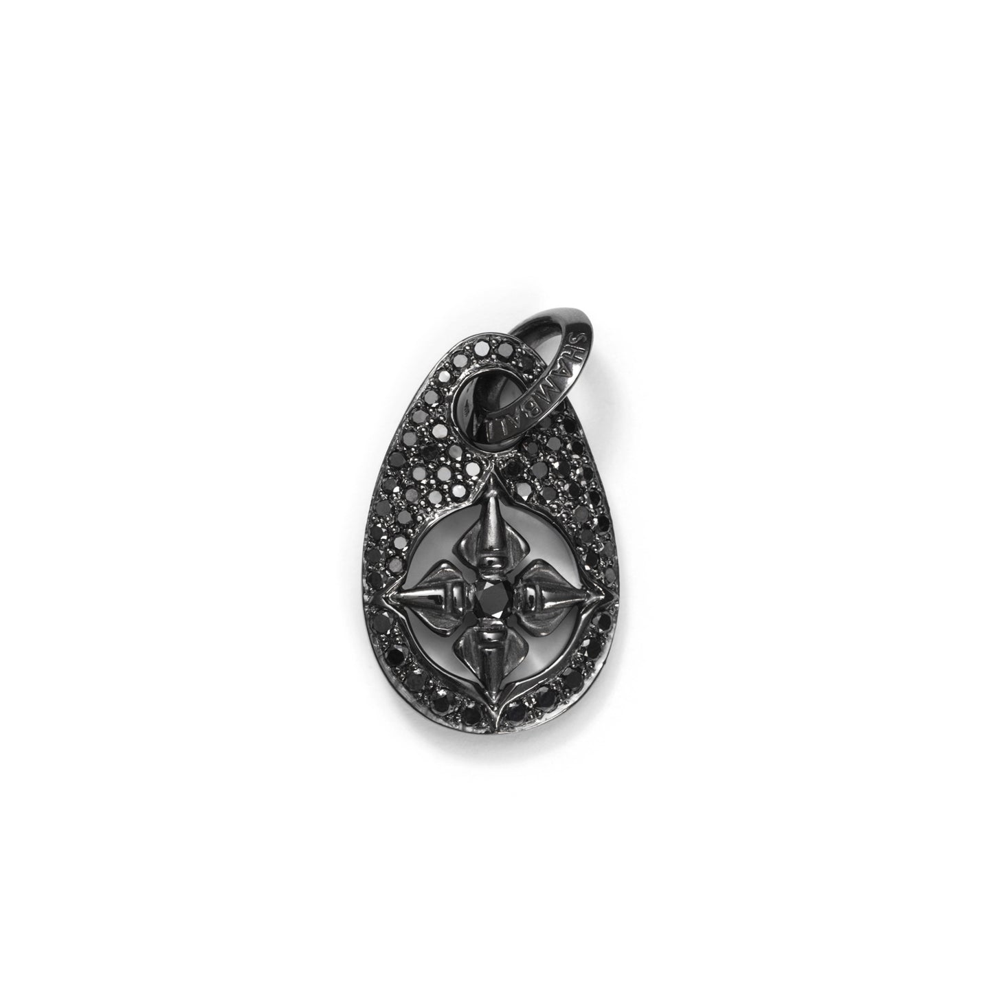 Pavè Dog Tag Pendant